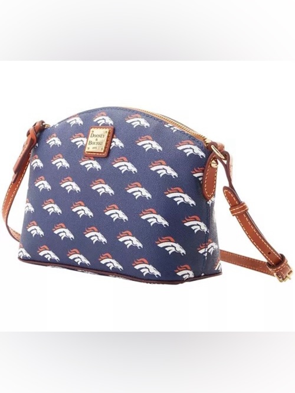 Dooney & Bourke NWOT Women's Denver Broncos Signature Suki Crossbody Purse